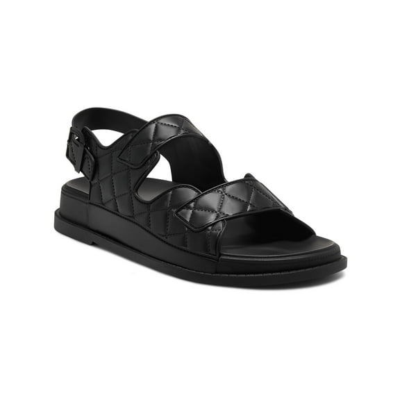 INC Womens Black Slip-Resistant Liyana Round Toe Buckle Slingback Sandal 5 M