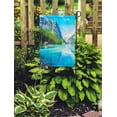 thumbnail image 2 of KDAGR Blue Beautiful Nature of Lake Louise in Banff National Park Garden Flag Decorative Flag House Banner 12x18 inch, 2 of 2