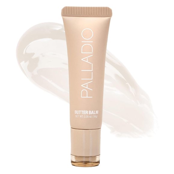 Palladio Butter Balm - Bálsamo Labial Hidratante con Tinte Transparente, Aloe, Péptidos, Manteca de