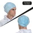 thumbnail image 6 of Gaeub Snowflake Snowing Knit Cuffed Beanie Top Level Beanie Men Women Winter Knit Caps Soft Ski Hat, 6 of 7