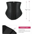 thumbnail image 4 of MANIFIQUE Waist Cinchers for Women Latex Underbust Corset Sport Girdle Hourglass Body Shaper, 4 of 7