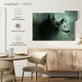 thumbnail image 5 of Elephant Stock Sinister Wolves Wall Art - Horizontal Canvas Wall Art - Living Room Wall Decor - Animal Canvas - Black And Blue Decor - 12" x 8", 5 of 8