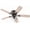 Bronze, variant on Portage Bay Renton Ceiling Fan with 3 Speeds & LED Light Bulbs, 42", Brushed Nickel - Quiet Indoor Air Cooling with 5 Reversible Blades & Pull-Chains, for Low Ceilings & Rooms Up to 350 Sq Ft