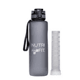 thumbnail image 3 of Nutri Fit Plus 32oz Hydration Water Bottle with Infuser, Motivational Bottle for Everyday use & BPA-Free - Aqua, 3 of 8