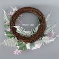 thumbnail image 3 of Spring Simulation Wreath European Style Wedding Wall Hanging Wall Hanging Wreath (: 50*40cm), 3 of 14