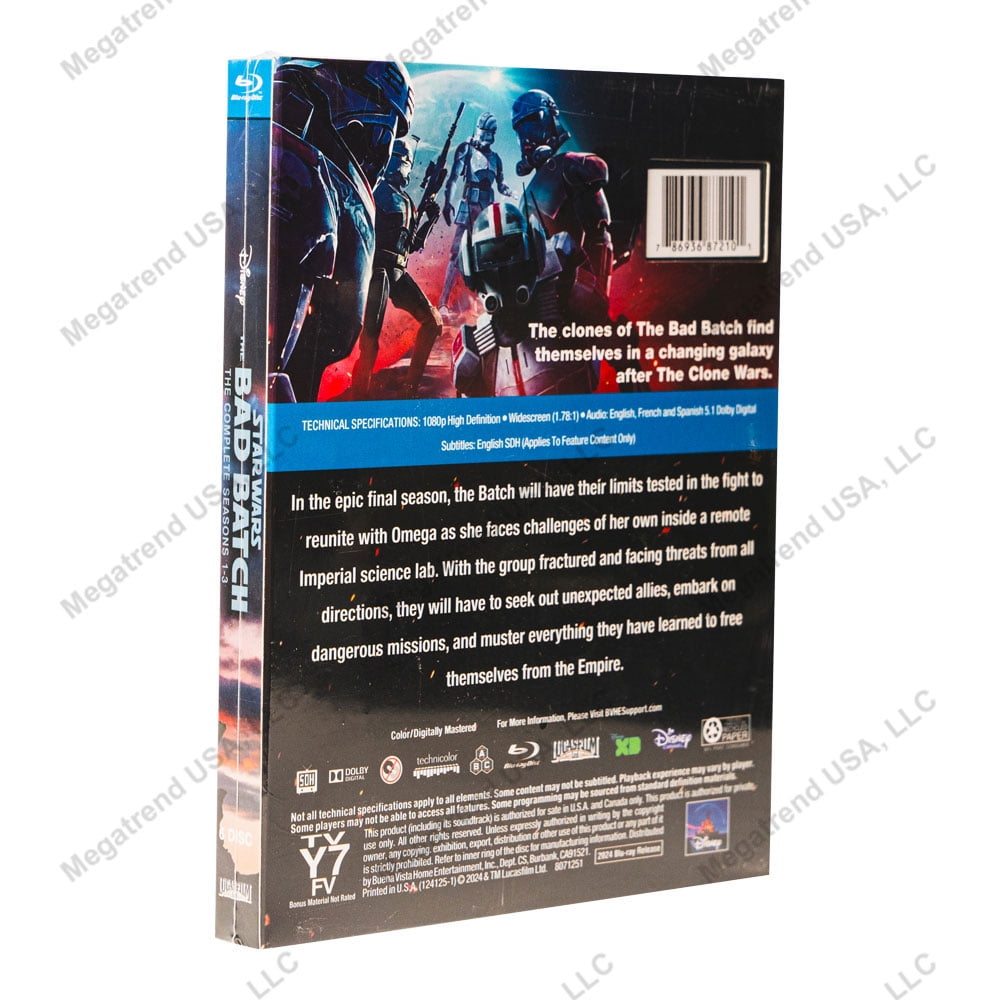 Star Wars The Bad Batch Complete Series Seasons 1-3 (Blu-ray