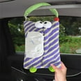 thumbnail image 1 of Car Tissue Holder Car Tissue Dispenser Hangable Tissue Headrest Car Tissue With Paper Design Funny Shape Tissue Holder For Car Home Bathroom Kitchen Long Storage, 1 of 7