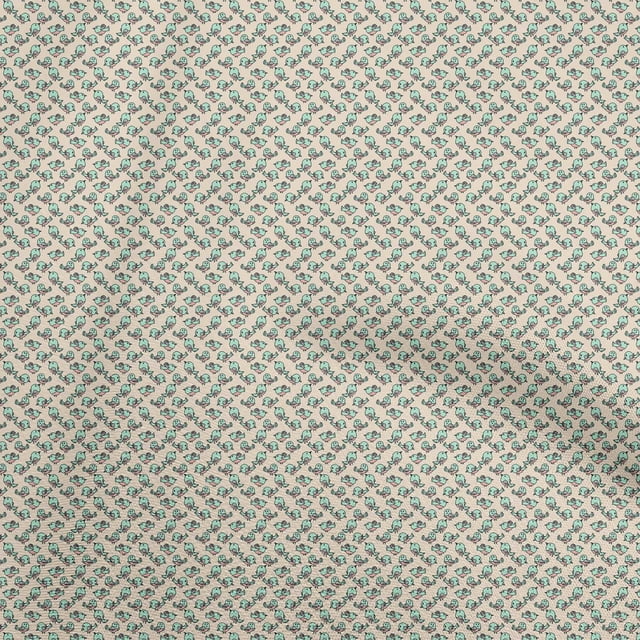 oneOone Cotton Cambric Peach Fabric Bird Sewing Craft Projects Fabric Prints By Yard 56 Inch Wide