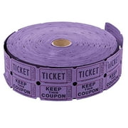 Henry Bookbinding Corp. 25691 Raffle Ticket: Purple Double Roll of 2000 Tickets (Purple)