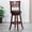 #3 Cherry, variant on Cfowner 30" Bar Height Slat Back Swivel Stool, Espresso Finish, Beige Fabric Seat
