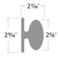 thumbnail image 4 of Sure-loc  Vintage Bronze Egg-shaped Dummy Door Knob, 4 of 4