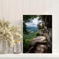 thumbnail image 2 of Cliffside Steps Panoramic Canvas Print Wall Art for Living Room Office Hotel Hallway, 2 of 8