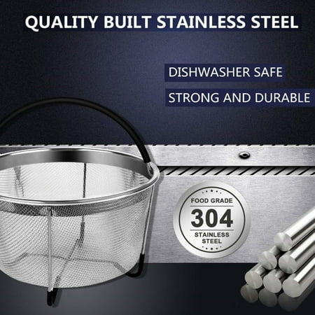 Kitchen Parts Stainless Steel Silica Gel Handle Vegetable Fruit Instant Pot Accessories Steamers Basket Pressure Cooker Walmart Canada
