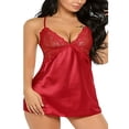 thumbnail image 1 of Womens See Through Lingerie Backless Sleepwear Strap Exotic Apparel, 1 of 6