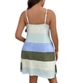 thumbnail image 4 of Gvmfive Women's Plus Size Sleeveless Casual Colorblock Pockets Dress, 4 of 4