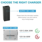 30W Surface Pro Charger for Microsoft Surface Pro 11, 10, 9, 8, 7+, 7, 6, 5, 4, 3, X, Power Adapter for Windows Surface Laptop 7/6/5/4/3/2/1, Go Tablet, Book 3/2/1
