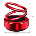 thumbnail image 5 of Soumake Car Air Freshener Solar Powered Double Rings Suspension Long Lasting Fragrance Deodorant Auto Aromatherapy Diffuser Ornament Interior Accessories, 5 of 7