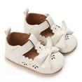 thumbnail image 6 of Baby'S First Walking Shoes Baby Summer New Baby Hollowed-Out Bow Outside Wear Non-Slip Breathable Sweatproof Toddler Shoes Baby Barefoot Shoes, 6 of 7