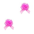 thumbnail image 3 of Yuarrent Tire de la cinta de lazos para envolver regalos Decoración de boda Cestas de regalos multicolores Regalo de Navidad para celebración Rosa Rosa oscuro 2piezas Yuarrent CBP392234, 3 of 5