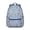 Blue-19, variant on Floral and Skull Design Bookbag - Durable Ergonomic Backpack for Commuters