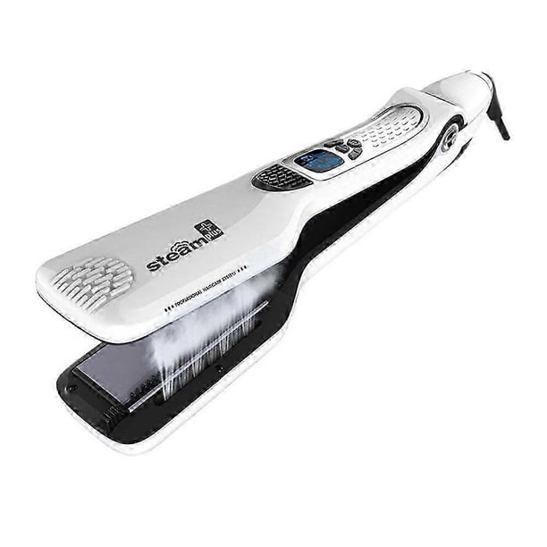 Steam Hair Straightener Professional Flat Iron Straightening Brush Electric Hair Heating Brush Ceramic Hair Iron Straightener