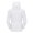 White, variant on Hooded Long Sleeve Sunscreen Jacket Pockets Zipper Placket Solid Color Unisex Thin Sun Protection Clothing