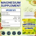 thumbnail image 6 of Magnesium Citrate 500mg, 100 Tablets, Digestion & Constipation Support, Vegan Safe, Non-GMO, Gluten Free, 6 of 6