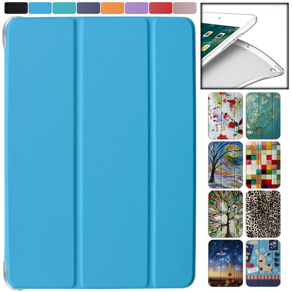 iPad Mini 7.9 Inch 3rd 2nd 1st Gen [ Mini 3 Mini 2 Mini 1 ] A1599 A1489 A1432 A1599 A1489 A1432 MGNR2LL/A ME276LL/A ME279LL/A Lightweight Smart Adjustable Stand Feature Sleek Design Flip Case Blue