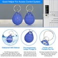 thumbnail image 2 of 50Pcs 125 Khz Proximity ID Card RFID Keyfob Access Control Key for Door Entry Access Control System TK4100, 2 of 7