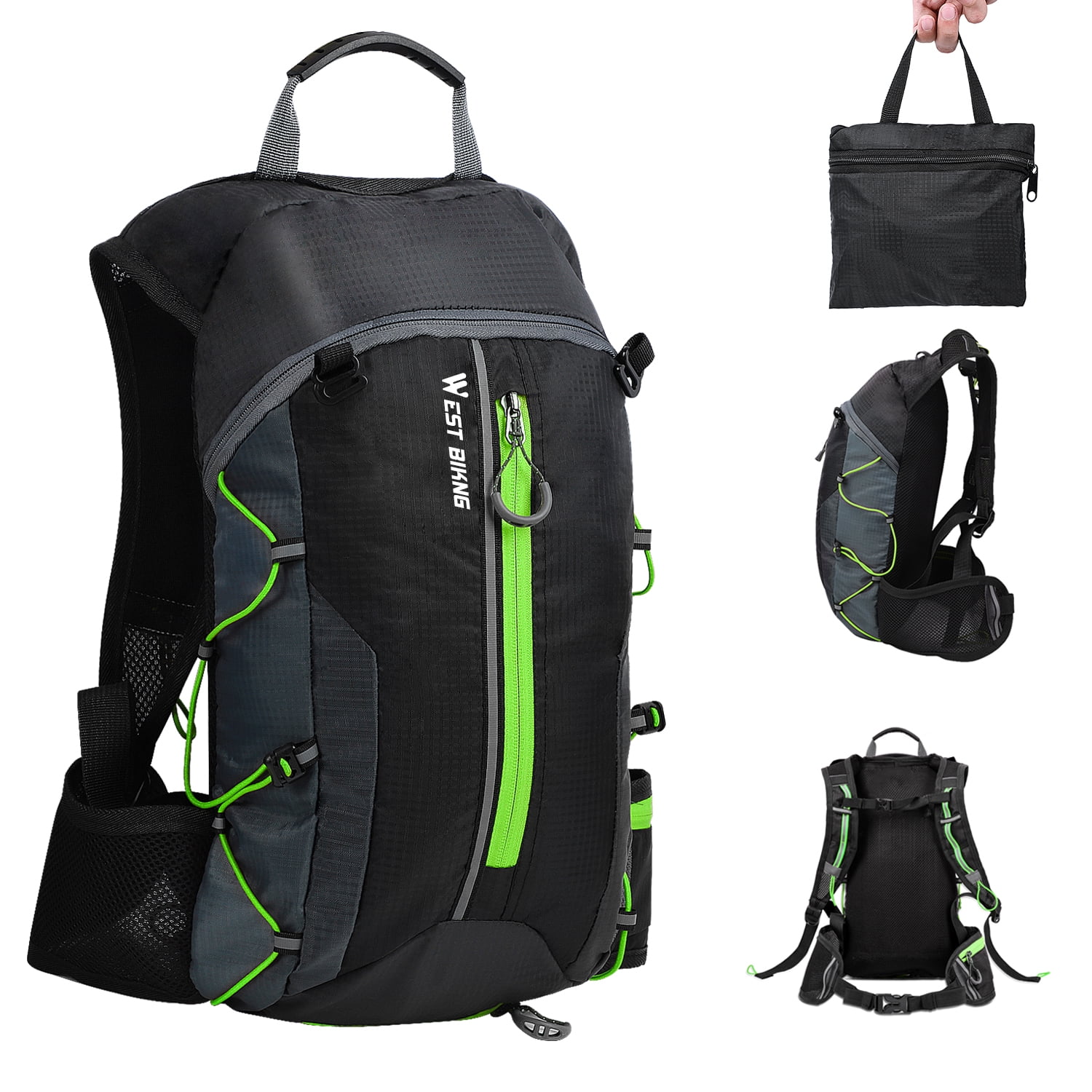 Waterproof top backpack biking