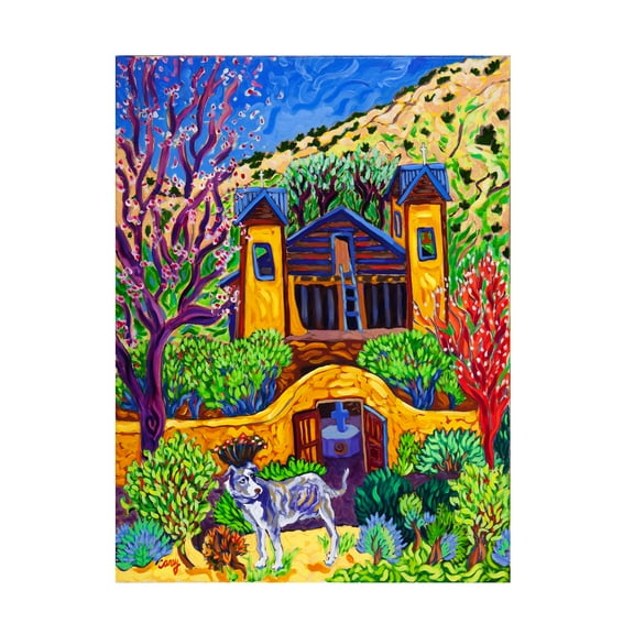 Cathy Carey 'The Chimayo Greeter' Canvas Art