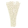 thumbnail image 2 of 100pc Kraft Paper Straws - Colorful Striped Disposable Drinking Straws, Food Grade Party Decor for Desserts Pastries & Drinks, Ideal for Bar Birthday & Holiday Celebrations, 2 of 9
