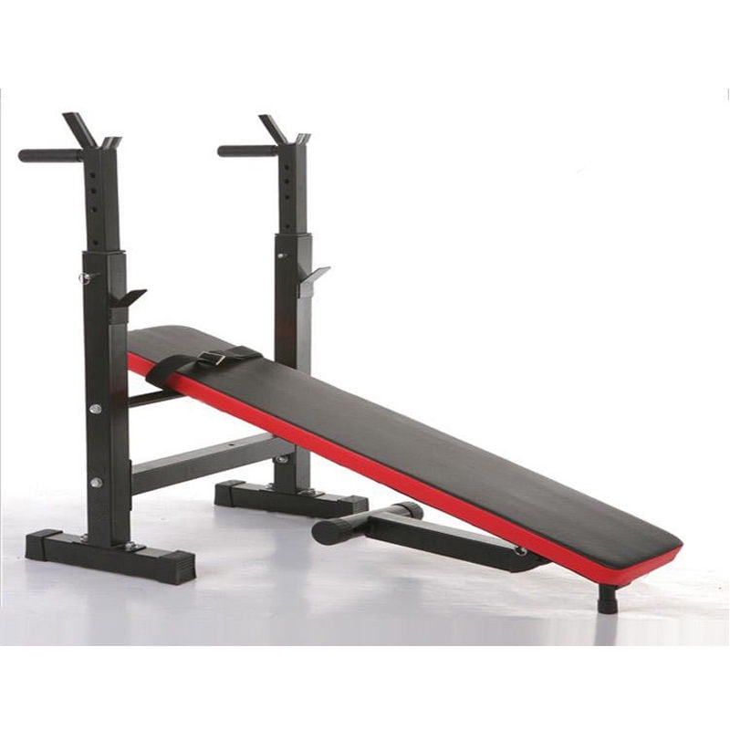 Estink Adjustable Portable Folding Weight Bench Barbell W Dip