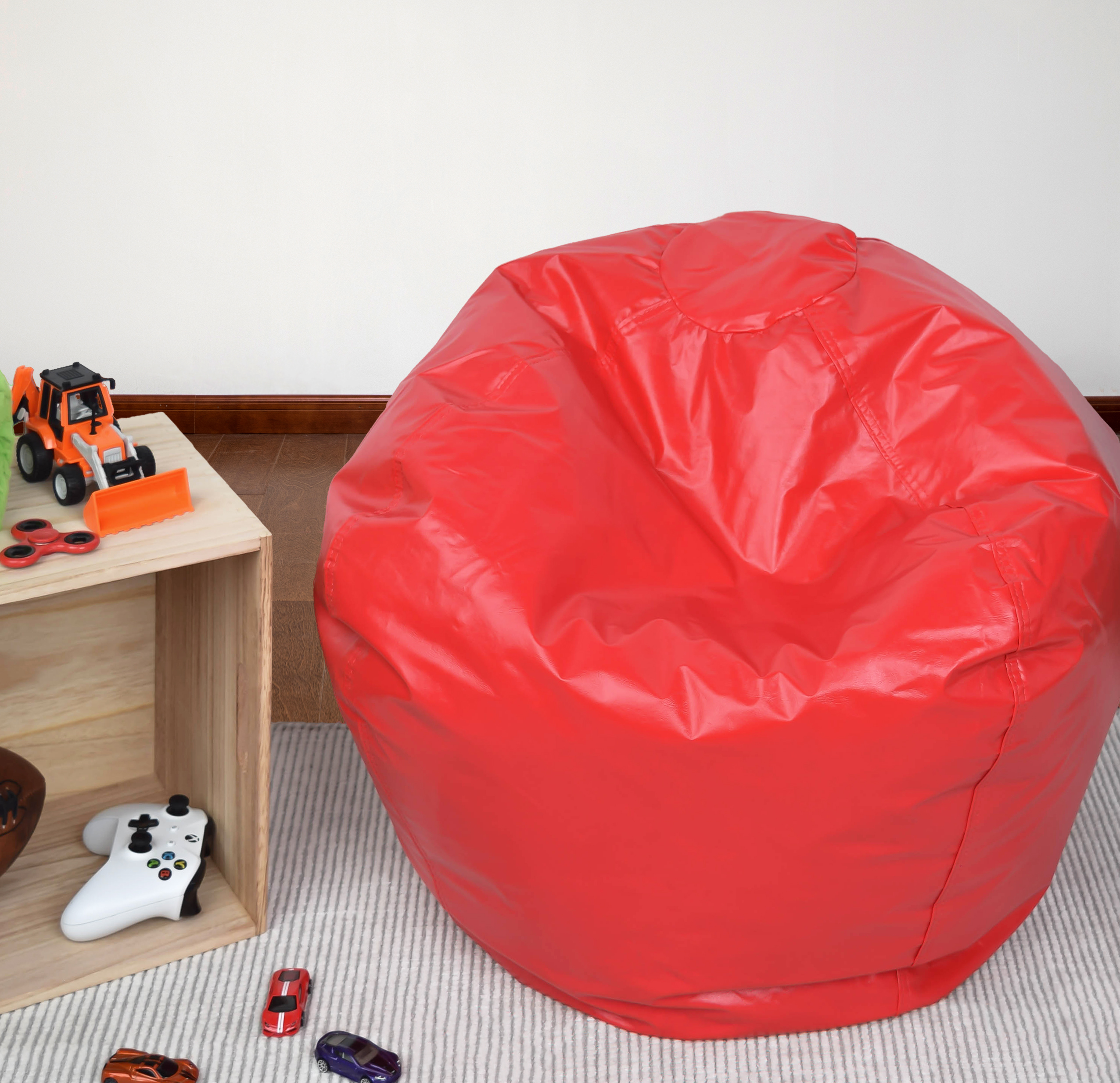 ACEssentials 96" Round Vinyl Matte Bean Bag, Available in Multiple Colors - image 2 of 3