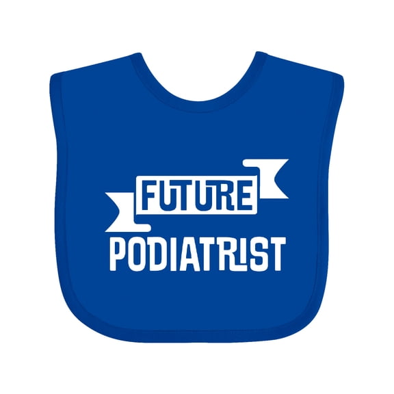 Inktastic Future Podiatrist Foot Doctor Boys or Girls Baby Bib