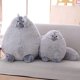 thumbnail image 4 of Juguetes de peluche para gatos para niños, muñeco de bebé con animales de gato de peluche, gato de peluche gris gordo (1 pieza, gris, 30 cm), 4 of 5