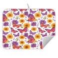 thumbnail image 3 of Flowers Pattern Drying Dish Mat Quick Drying Absorbent Soft Durable for Kitchen 18" x 24", 3 of 10