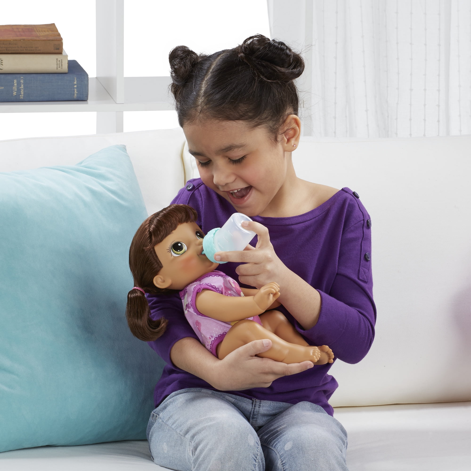 baby alive baby go bye bye brunette