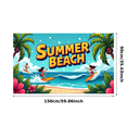 thumbnail image 6 of Tropical Theme Summer Beach Scenic Design Vacation Beach Banner Holiday Decorative for Outdoor Party Summer Event Seaside Celebration, 6 of 9