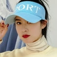 thumbnail image 3 of Cheers US Women Sunvisor Cotton Sun Hat Men Sports Visor Elastic Quick Drying Wide Brim for Golf Riding Beach Hiking, 3 of 4