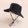 thumbnail image 4 of Sombrero de sol de malla de ala ancha para niños UPF 50+ Protección solar Verano Playa Ha, 4 of 5