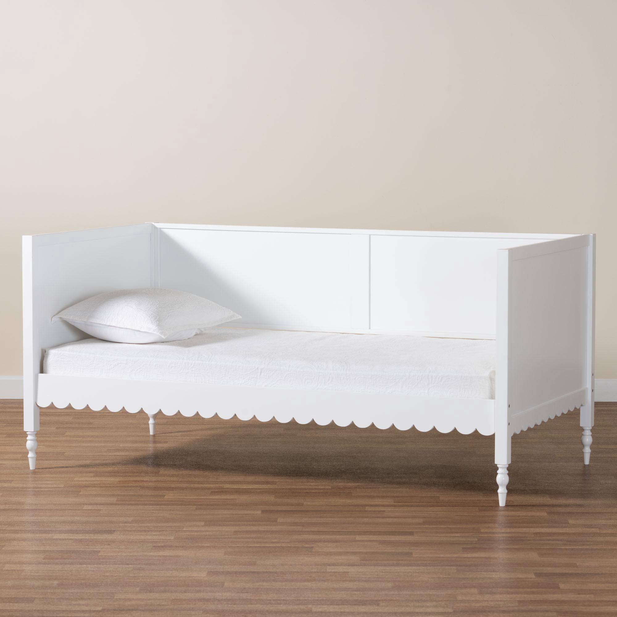 Baxton Studio Roni Modern Daybed, Twin, White