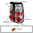 thumbnail image 3 of Spec-D Tuning Chrome Housing Clear Lens Tail Lights Compatible with 1999-2002 Chevy Silverado 1500/1500HD/2500/2500HD/3500 Sierra Models, Left + Right Pair Assembly, 3 of 7