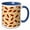 Blue/White, variant on 3drose, Retro Slice of Cherry Pie Pattern, 11oz Mug