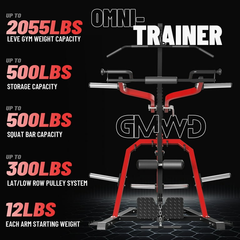 Syedee 2055LB Leverage Gym Adjustable Full Body Workout Machine for Home Strength Training Walmart