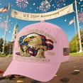 thumbnail image 7 of 250th Anniversary Hat with Eagle Print, U.S. Retro Patriotic Baseball Cap, Adjustable Vintage Washed Style, Celebrate 1776 - 2026 American Freedom and Legacy, Red, 7 of 7