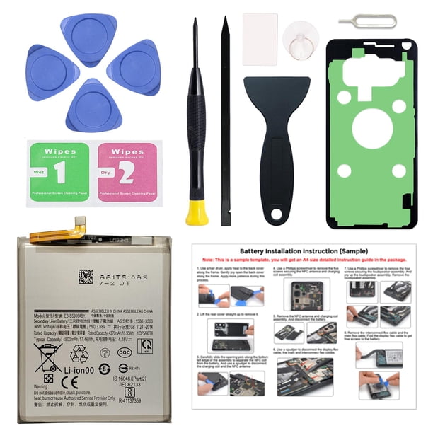 Batería de repuesto MAXSHARKS para Samsung Galaxy S22 Plus