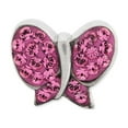 thumbnail image 2 of FB Jewels Sterling Silver Reflections Pink Swarovski Crystal Butterfly Bead, 2 of 3