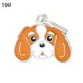 thumbnail image 2 of Flmtop Anti-Lost Pet Dogs ID Tag Collar Nameplate Pendant Key Chain Ring Bag Ornament 19#, 2 of 9