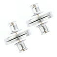 thumbnail image 4 of Washranp  2Pack Curtain Weight Magnets with Back Tack Curtain Magnetic Holdback Button Prevent Light-Leaking Magnet Clasp fit for All Curtain, 4 of 10